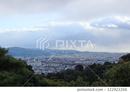 View of Uji from Fushimi Momoyama Mausoleum 122922208