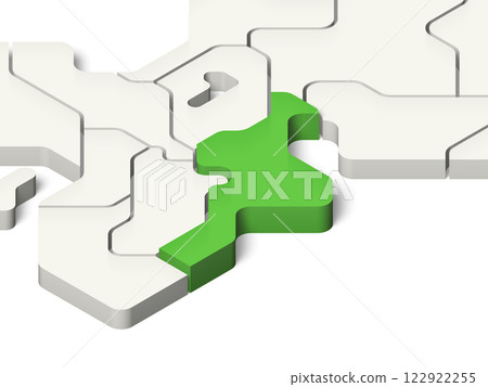 日本三重縣地圖(透明背景,有陰影) 日本三重縣地圖(透明背景,有陰影) 122922255