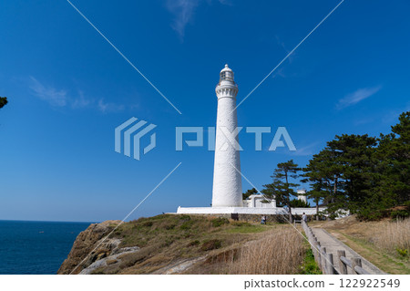 島根縣出雲市出雲日禦碕燈塔的景色 122922549