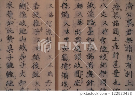 Ancient documents excavated in Izumo, Japan 122923458