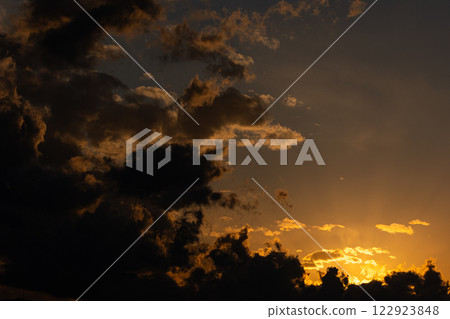 夏天的藍天白雲 122923848