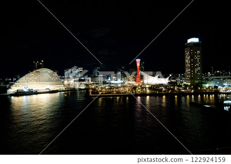 Night view of Kobe Harborland 122924159