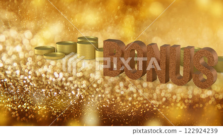 Bonus for Reword for Job or Business concept 3d Rendering. 122924239