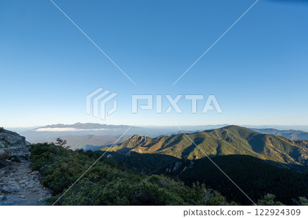 Mount Kinpu, Mount Asahi and surrounding scenery Mount Kinpu, Mount Asahi and surrounding scenery 122924309