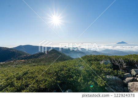 Mount Kinpu, Mount Asahi and surrounding scenery Mount Kinpu, Mount Asahi and surrounding scenery 122924378