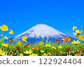 花田、蝴蝶、富士山 122924404