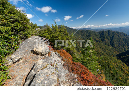 Mount Kokushigatake, Mount Kobushigatake and surrounding scenery 122924701