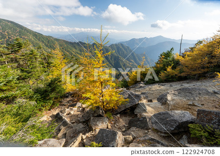 國志岳、甲伏岳及其周邊風景 122924708