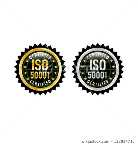 Certified Company Certificate ISO 9001:2015 Blue vector, Quality Certificate, iso mark certification 122924713