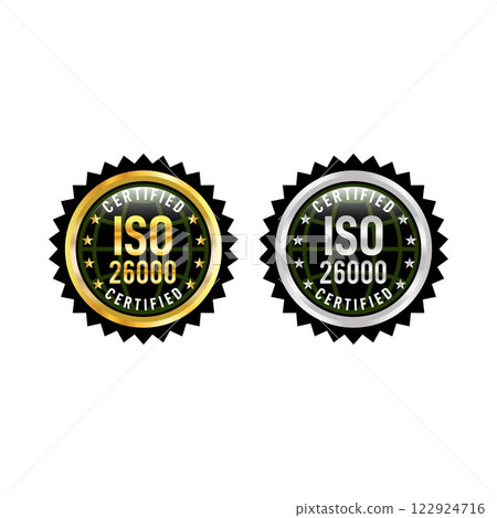 Certified Company Certificate ISO 9001:2015 Blue vector, Quality Certificate, iso mark certification Certified Company Certificate ISO 9001:2015 Blue vector, Quality Certificate, iso mark certification 122924716