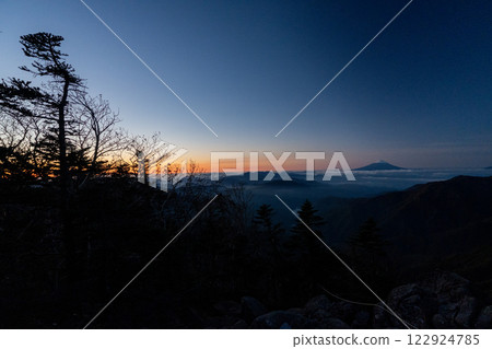 Mount Kokushigatake, Mount Kobushigatake and surrounding scenery Mount Kokushigatake, Mount Kobushigatake and surrounding scenery 122924785