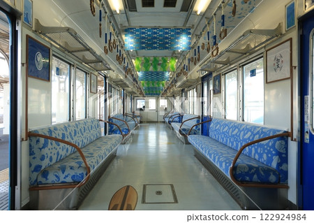 [Nankai] Inside the 7100 series "Kai" auspicious train (Kada Line: Wakayamashi Station) 122924984