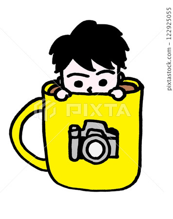 Camera boy entering the cup 122925055