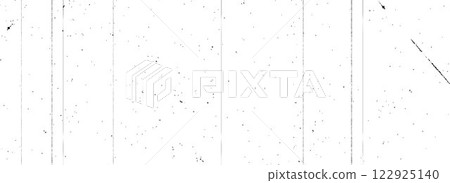 Scratched dusty old texture. Aged grain film overlay. Rough dirty dotted backdrop. Grainy grunge photo filter background. Black particles, fibers and flecks wallpaper. Vector gritty grain design 122925140