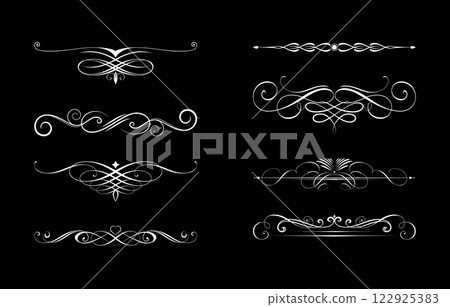 Vintage set. Floral elements for design monograms, invitations, frames, menus and labels. Graphic design of the website, cafes, boutiques, hotels, wedding invitations. Vintage set. Floral elements for design monograms, invitations, frames, menus and labels. Graphic design of the website, cafes, boutiques, hotels, wedding invitations. 122925383