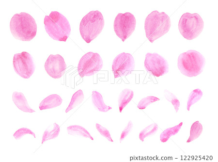 水彩櫻花花瓣 水彩櫻花花瓣 122925420