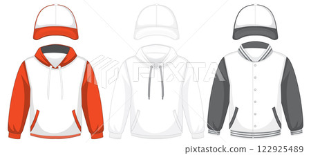 Stylish Casual Wear Collection Illustration 122925489