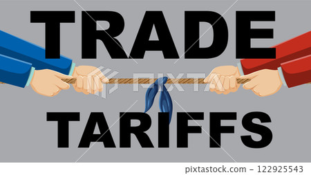 Trade Tariffs Tug of War 122925543