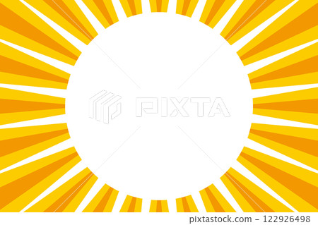 橙色集中線條及複製空間背景材料 122926498