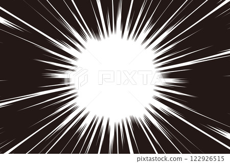 Monochrome concentrated line background material Monochrome concentrated line background material 122926515
