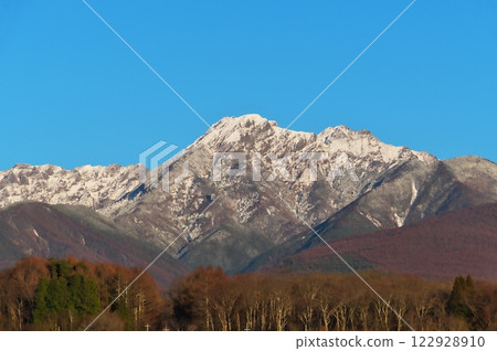 Yatsugatake mountain snow Yatsugatake mountain snow 122928910