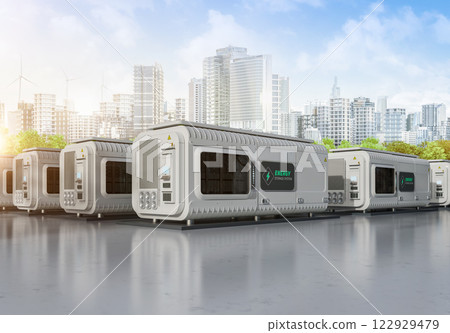 Energy storage system or battery container unit for smart city 122929479