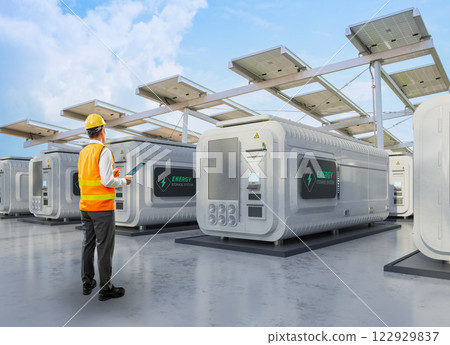 Engineer control energy storage system or battery container unit 122929837