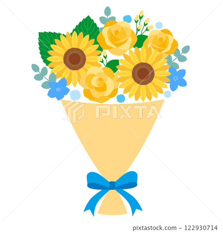 父親節玫瑰與向日葵花束 父親節玫瑰與向日葵花束 122930714