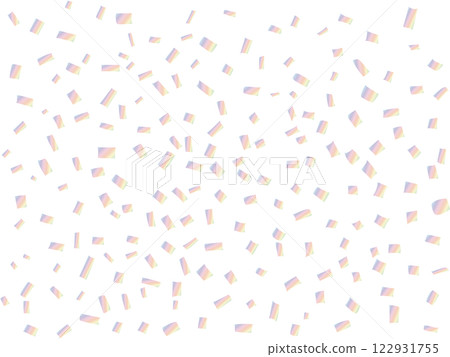 Colorful pastel color confetti background material Cute rainbow colors PNG 122931755