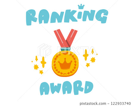 Gold medals and rankings, pop English letters for awards Gold medals and rankings, pop English letters for awards 122933740