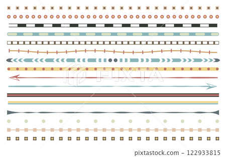 時尚可愛的裝飾邊框套裝 時尚可愛的裝飾邊框套裝 122933815