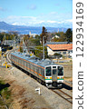 Snowy mountains and the Ryomo Line 122934169