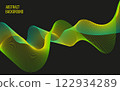 Abstract background with color wave design element 122934289