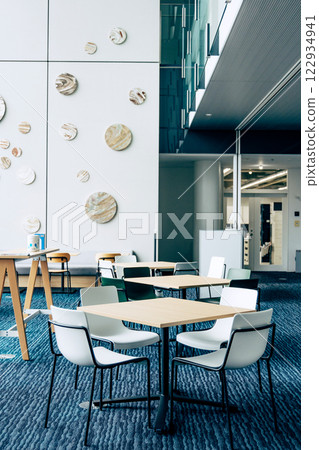 Unmanned modern interior office lobby lounge Unmanned modern interior office lobby lounge 122934941