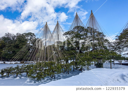 兼六園的冬季特色：雪吊 122935379