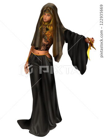 身著民族服飾的女人 122935669