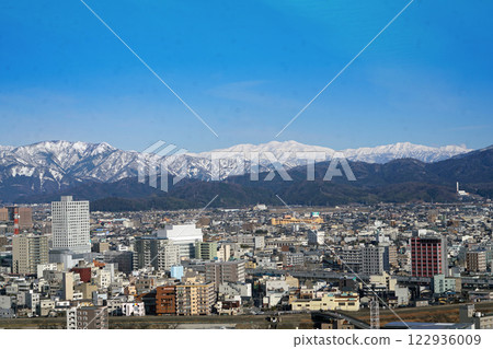 Sacred mountain Hakusan: View from Fukui City 122936009