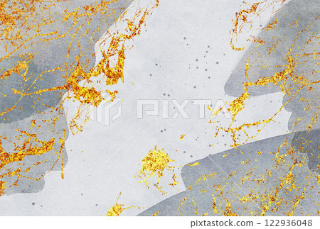 背景材質_水彩紋理_灰色 背景材質_水彩紋理_灰色 122936048