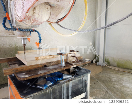 3D V cnc stone milling robot 122936221