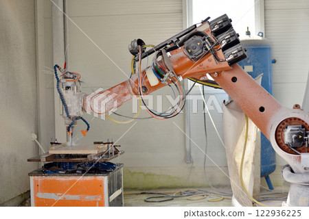 3D V cnc stone milling robot 122936225