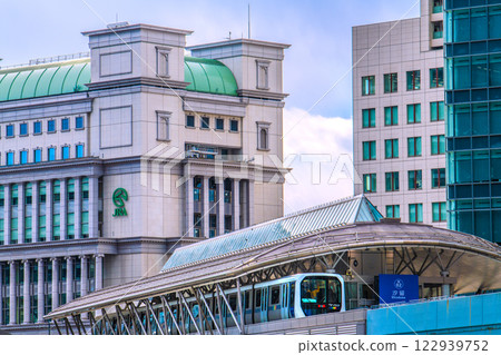 日本東京城市景觀,俯瞰百合海鷗號汐留站等(第5次) 日本東京城市景觀,俯瞰百合海鷗號汐留站等(第5次) 122939752