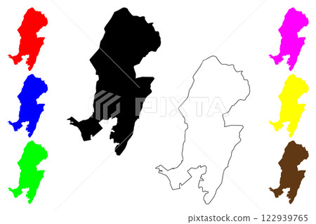 Macapa city (Federative Republic of Brazil, Amapa state) map vector illustration, scribble sketch Macapa map Macapa city (Federative Republic of Brazil, Amapa state) map vector illustration, scribble sketch Macapa map 122939765