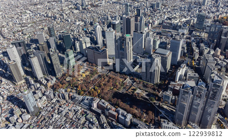 東京航拍無人機攝影新宿東京都政府大樓 東京航拍無人機攝影新宿東京都政府大樓 122939812