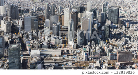 東京航拍無人機攝影新宿東京都政府大樓 122939826