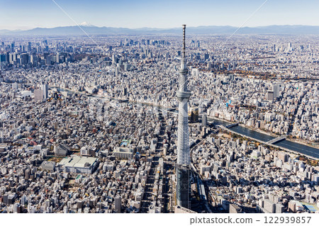 東京航拍無人機攝影東京晴空塔 東京航拍無人機攝影東京晴空塔 122939857