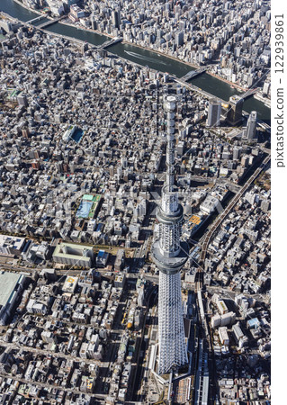 東京航拍無人機攝影東京晴空塔 東京航拍無人機攝影東京晴空塔 122939861