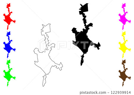 Nossa Senhora do Socorro city (Federative Republic of Brazil, Sergipe state) map vector illustration, scribble sketch Nossa Senhora do Socorro map Nossa Senhora do Socorro city (Federative Republic of Brazil, Sergipe state) map vector illustration, scribble sketch Nossa Senhora do Socorro map 122939914