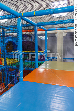 Children's three-story indoor labyrinths, colorful rooms Children's three-story indoor labyrinths, colorful rooms 122939982