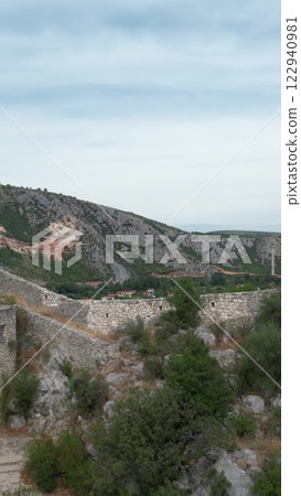 Walled Castle Bosnia 122940981