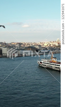 Aerial Istanbul Ferry 122941071